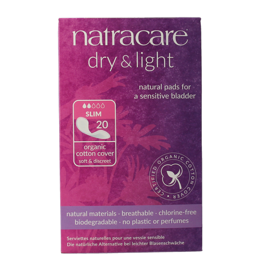 Natracare Dry & light pads 20.00 Stuks