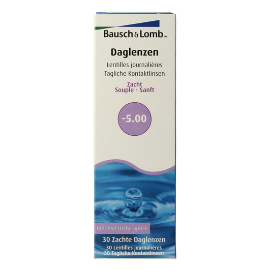 Bausch & Lomb Daglenzen -5.00 30.00 Stuks