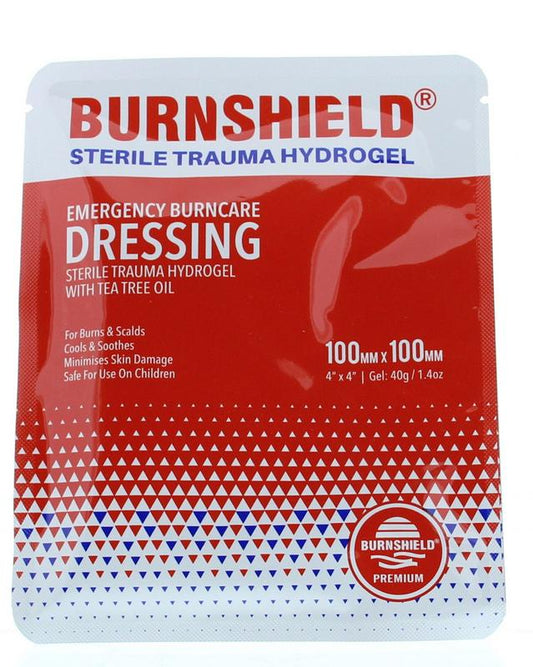 Burnshield Hydrogel kompres 10 x 10cm 1.00 Stuks