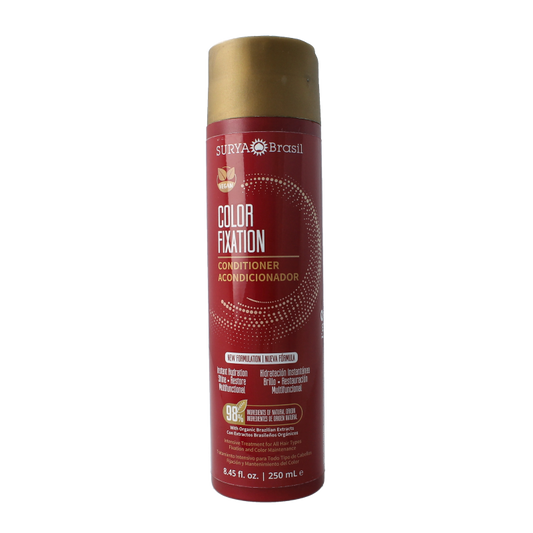 Surya Brasil Color Fixation Conditioner, 250ml bottle, nourishing hair care product with natural ingredients for vibrant color.