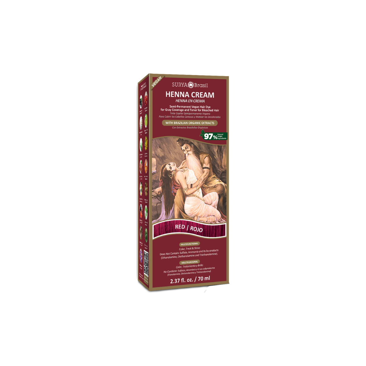 Surya Brasil Henna haarverf creme rood 70 Milliliter