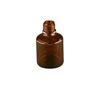 Blockland brown glass dropper bottles in DIN18 size, 30ml capacity, packed in sets of 46 for packaging and storage.