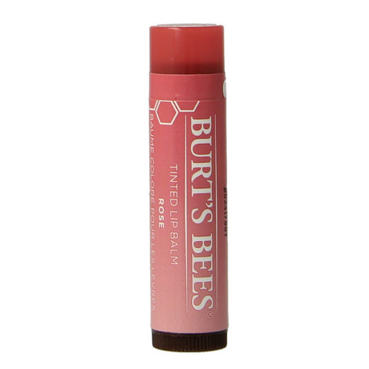 Burt's Bees Getinte lippenbalsem rose 4.25 Gram