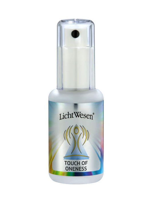 Lichtwesen Touch of Oneness tinctuur 30ml spiritual supplement bottle with label, used for spiritual practices and holistic well-being.