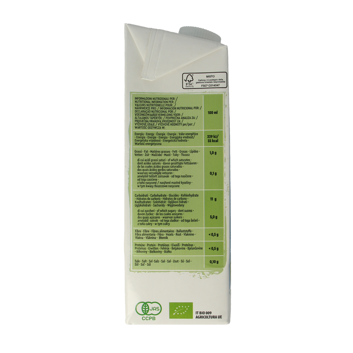 Vitariz Rice drink natural bio 1.00 Liter