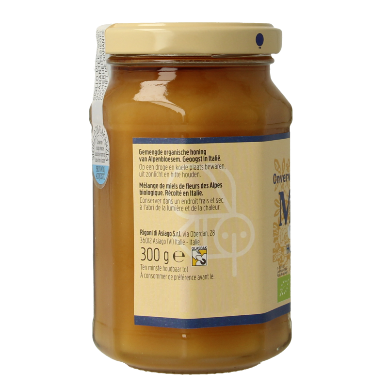 Mielbio Alpen creme honing bio 300 Gram