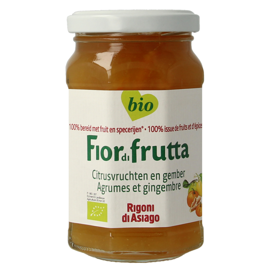 Fiordifrutta Citrusmix gemberjam bio 260.00 Gram