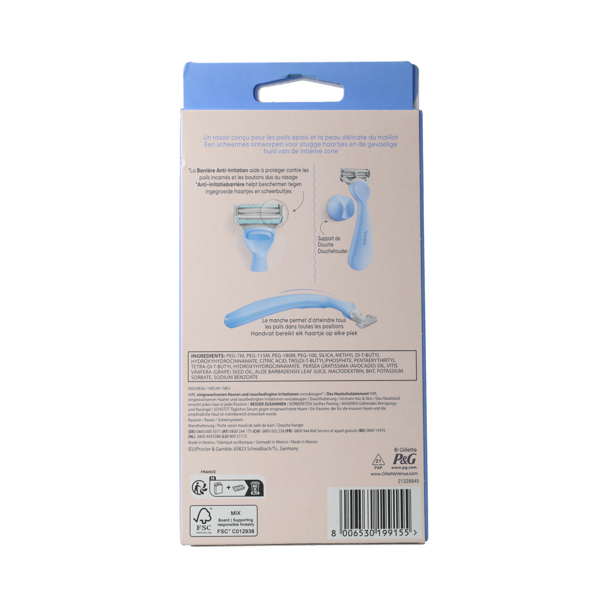 Gillette Venus Body Scheersysteem H+1 1CT 1.00 Stuks