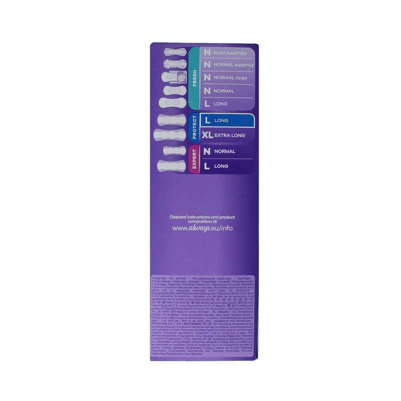 Always Inlegkruisjes daily protect long 26 Stuks