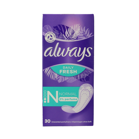 Always Inlegkruisjes daily fresh normaal 30.00 Stuks