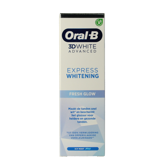 Oral B Tandpasta 3D white advanced expres fresh whitening 75 Milliliter