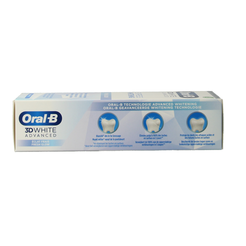 Oral B Tandpasta 3D white advanced expres fresh whitening 75 Milliliter