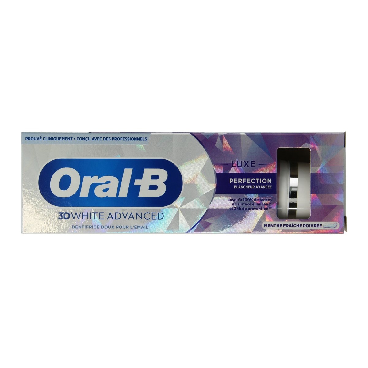 Oral B Tandpasta 3D white luxe perfection 75.00 Milliliter