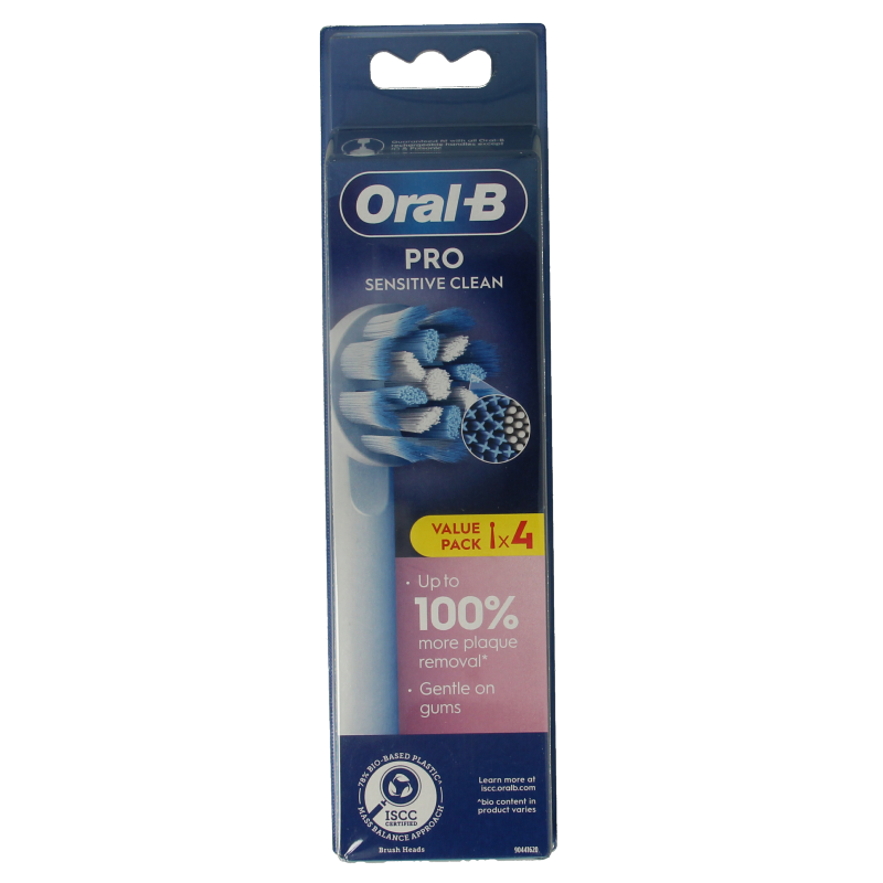 Oral B Opzetborstel sensitive clean 4 Stuks