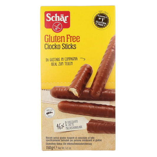 Schar Ciocko sticks glutenvrij 150.00 Gram