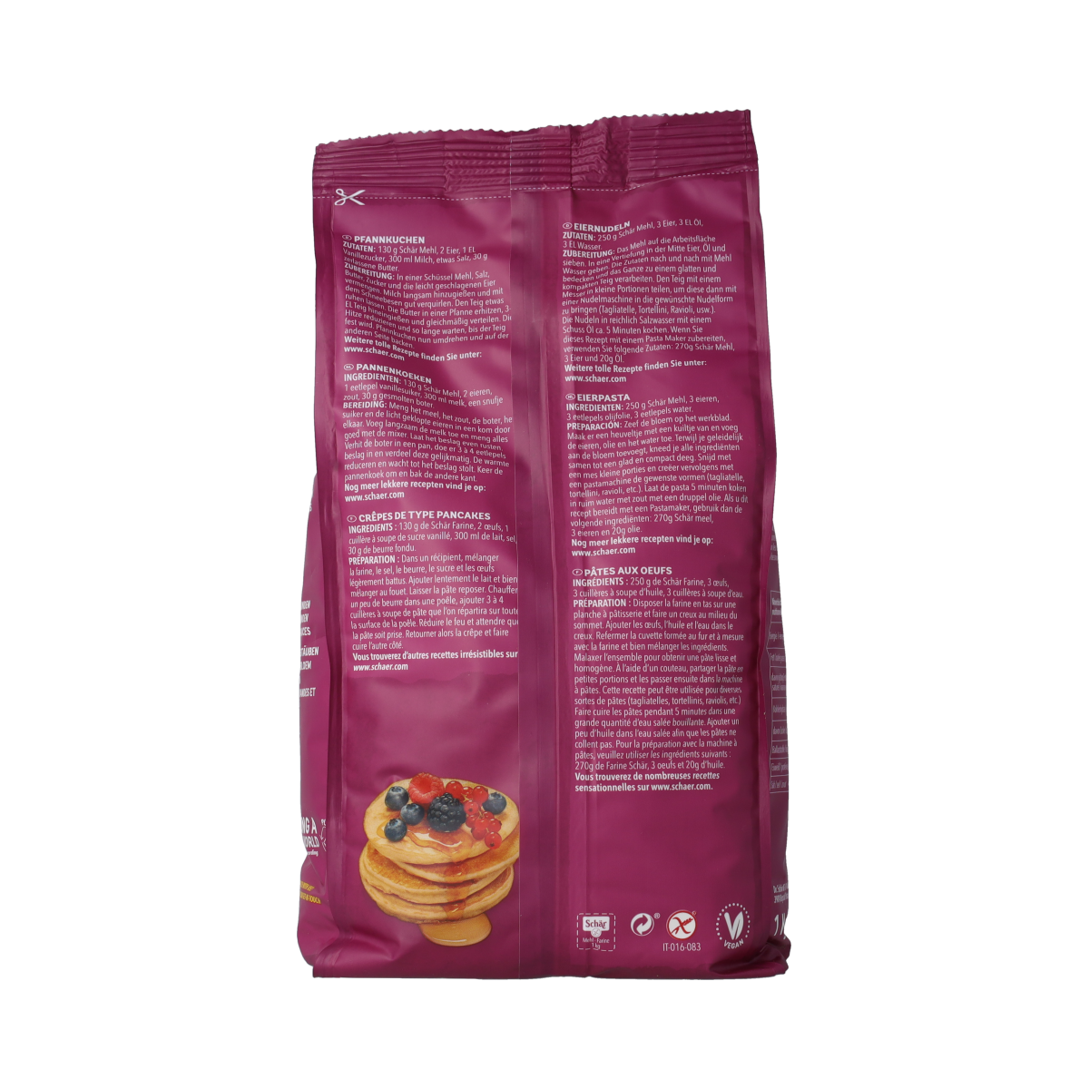 Schar gluten-free Meelmix baking mix in a 1kg bag, showing the packaging with product branding and label details.