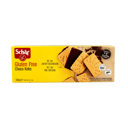 Schar Choko keks glutenvrij 150.00 Gram