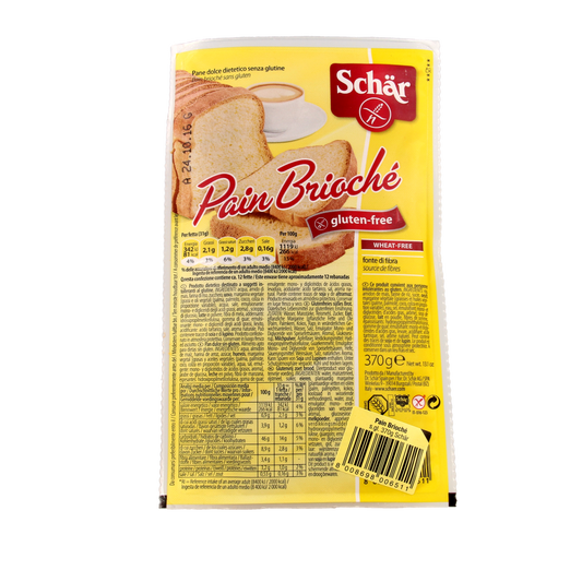Schar Pain brioche glutenvrij 370.00 Gram