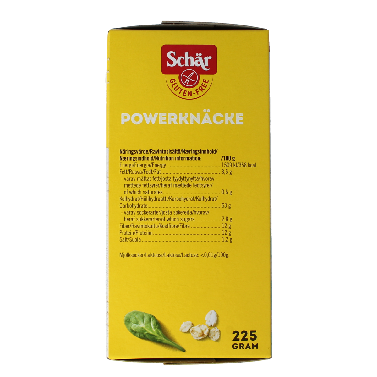 Schar Powerknacke glutenvrij 225.00 Gram