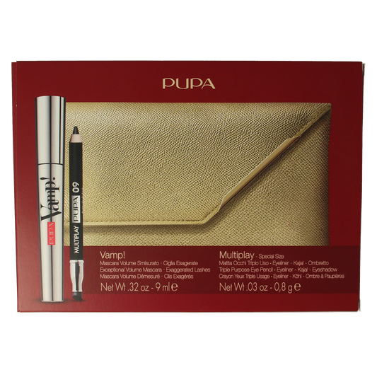 Pupa Kit vamp! Mascara+ multiplay  2.00 Stuks
