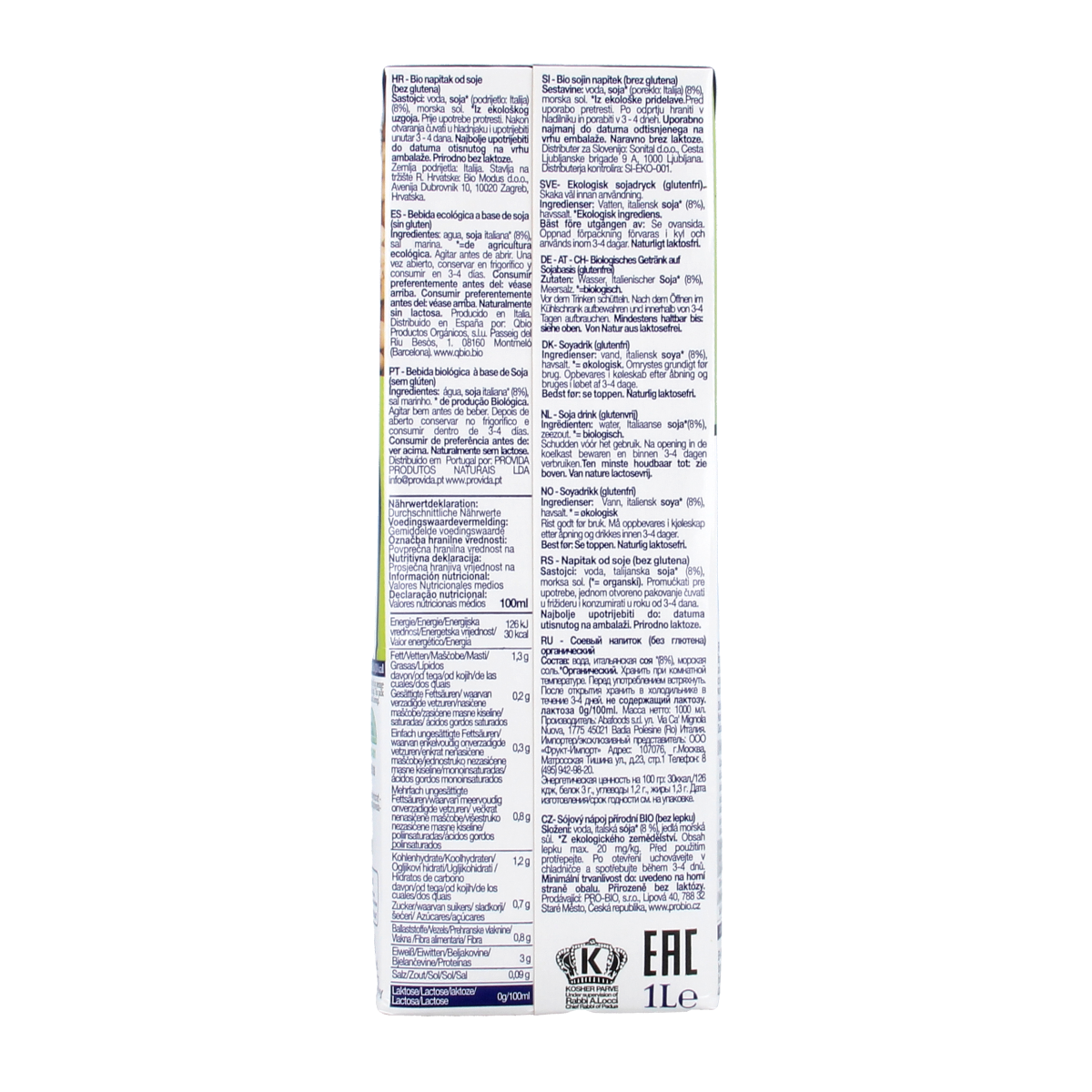 Isola Bio Sojadrank naturel bio 1.00 Liter