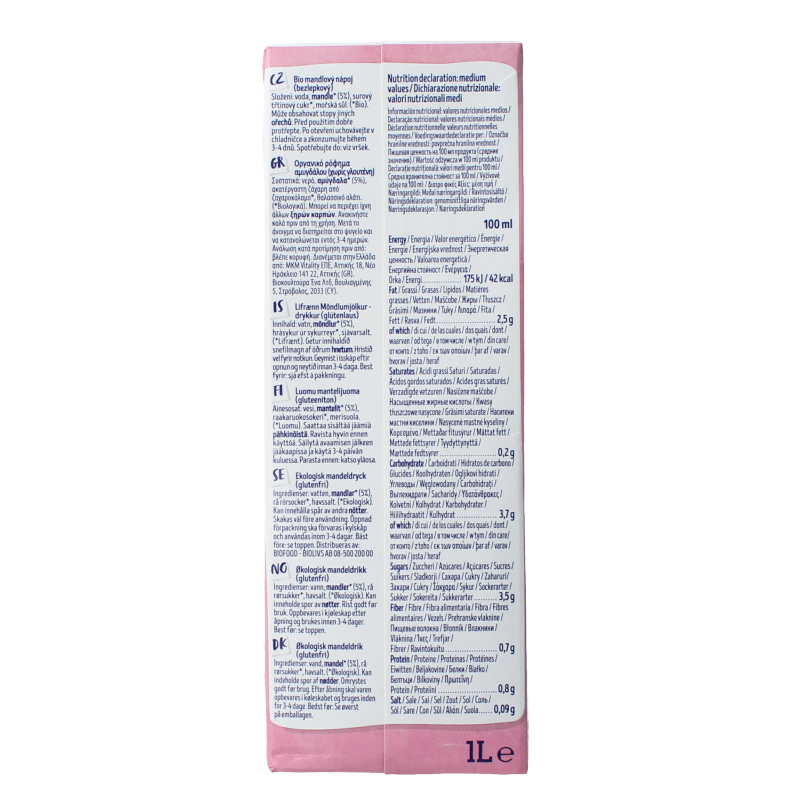 Isola Bio Amandeldrank bio 1 Liter