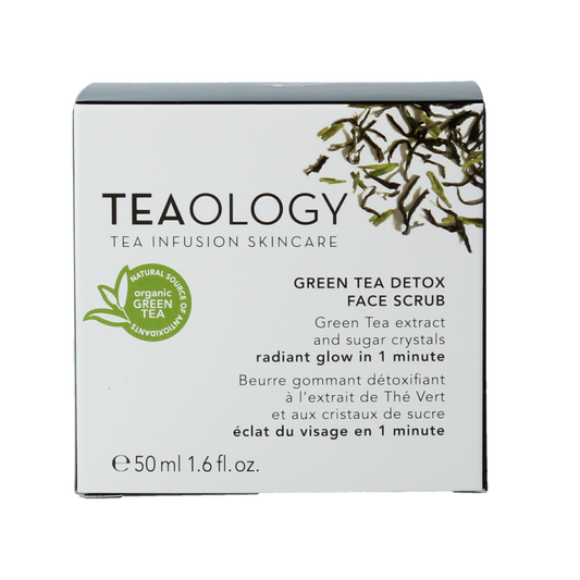Teaology Green tea detox face scrub 50.00 Milliliter