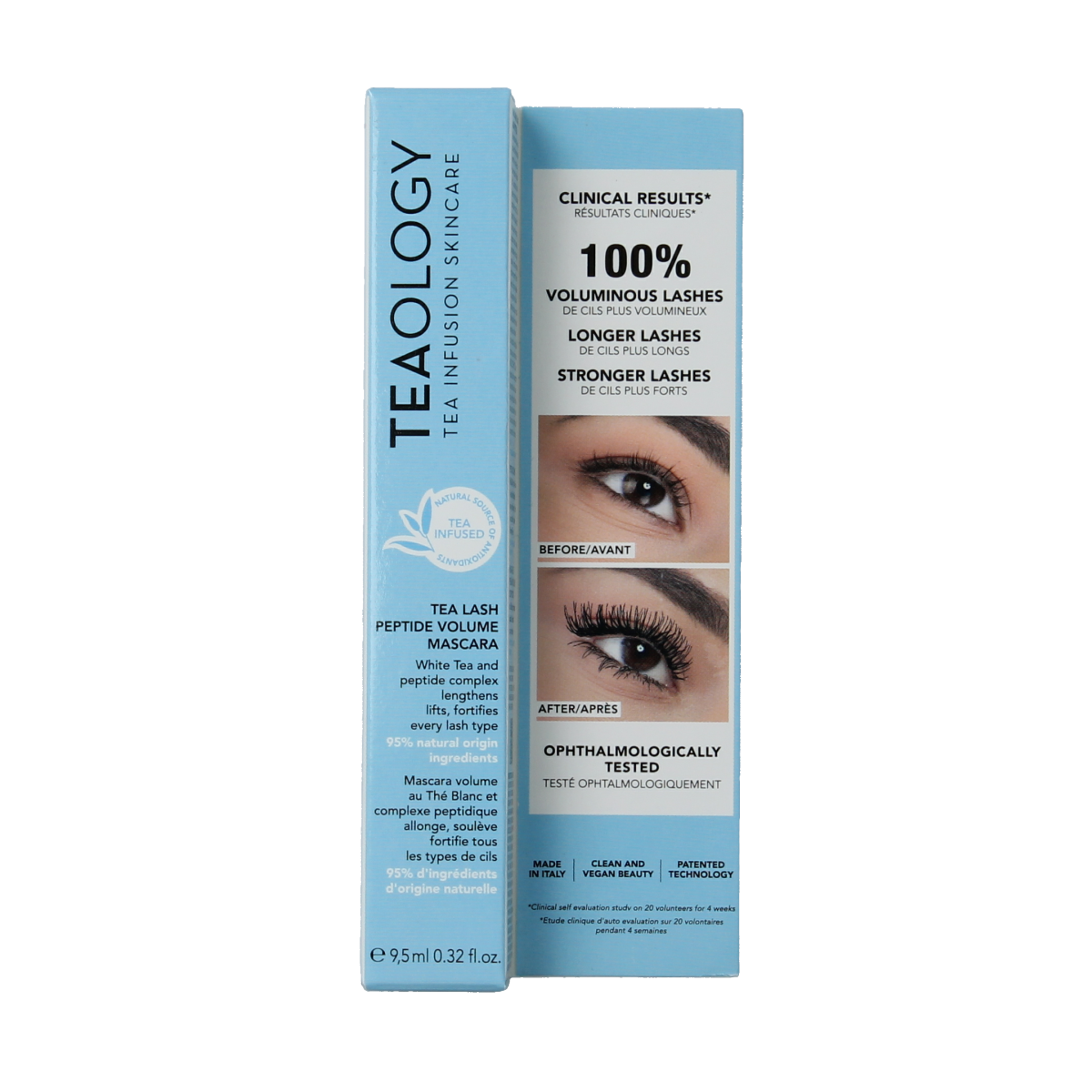 Teaology Tea lash peptide volume mascara 9.50 Milliliter