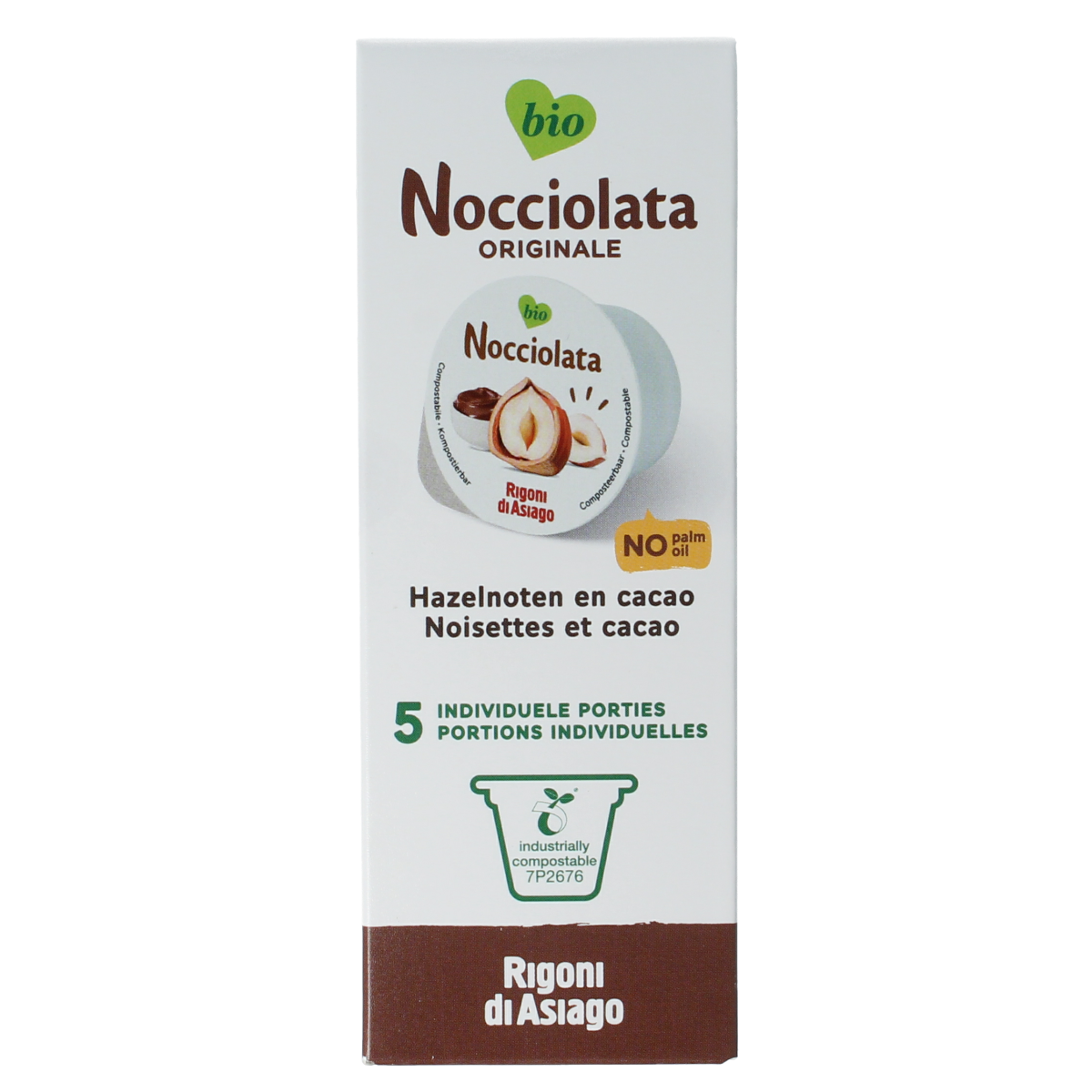 Nocciolata Op=Op Originale cups 5 x 20g bio 100.00 Gram