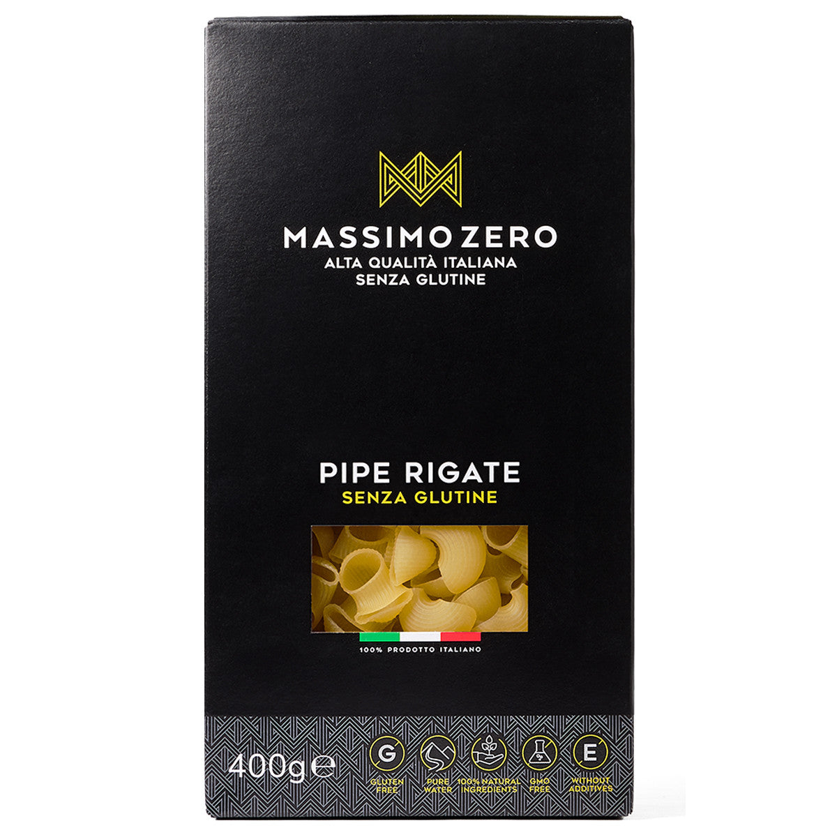 Massimo Zero Pipe rigate glutenvrij 400.00 Gram