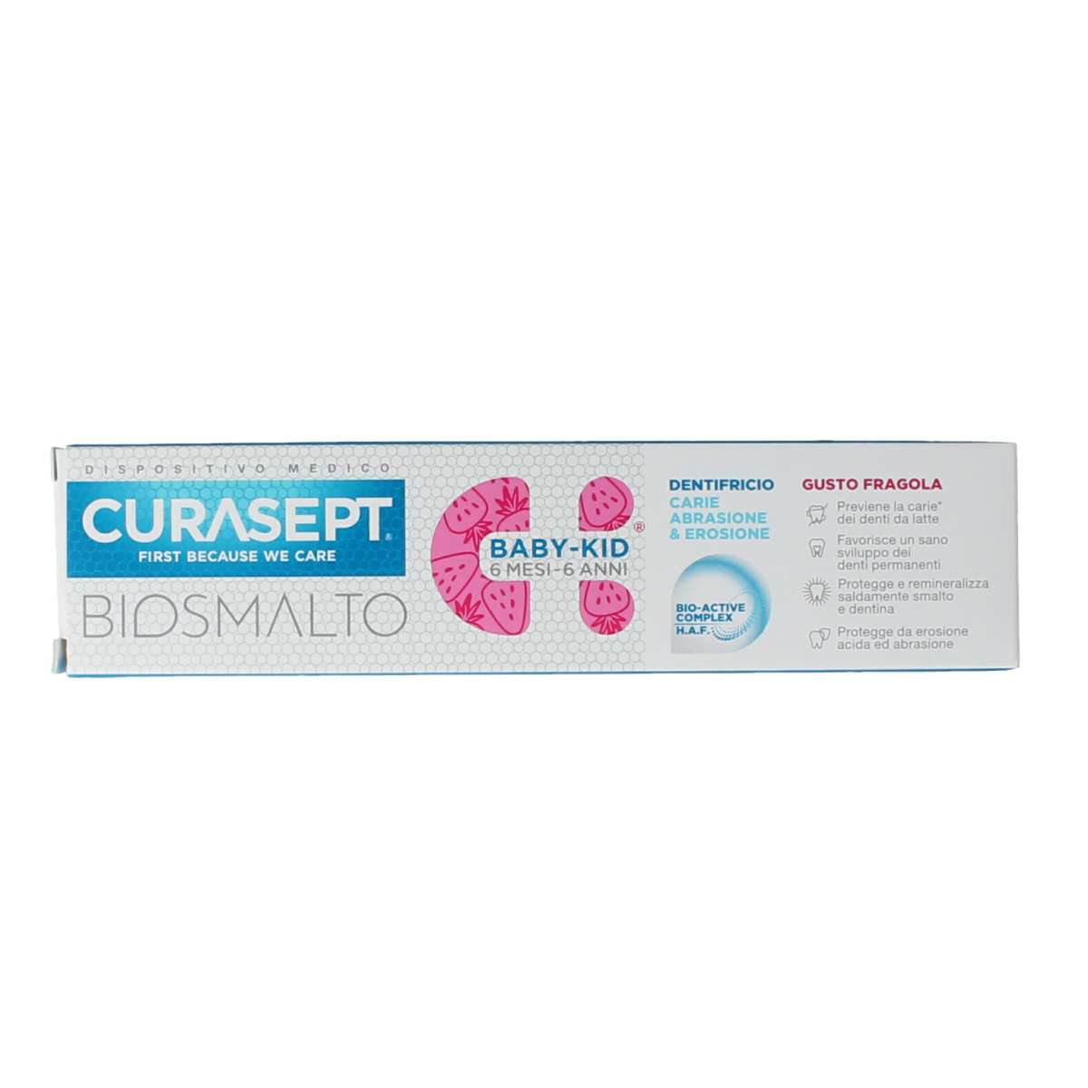 Curasept Biosmalto tandpasta kind caries erosie slijtage 50.00 Milliliter