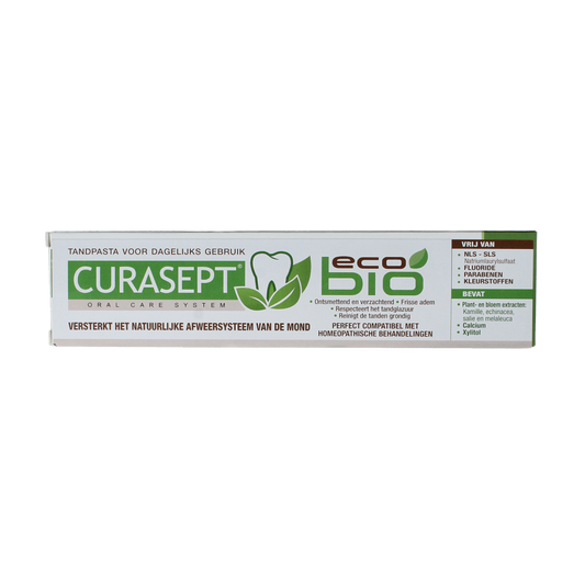 Curasept EcoBio tandpasta 75.00 Milliliter