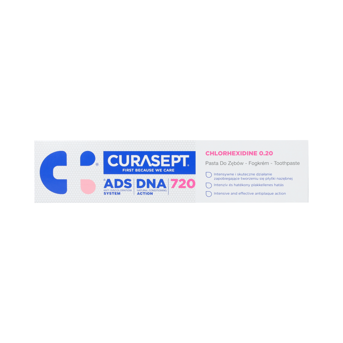 Curasept ADS DNA 720 CHX 0,20% gel-tandpasta 75.00 Milliliter