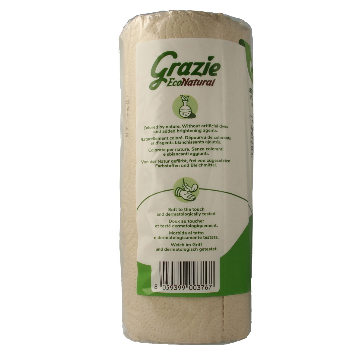 Grazie Natural Keukenrol 3-laags 3.00 Stuks