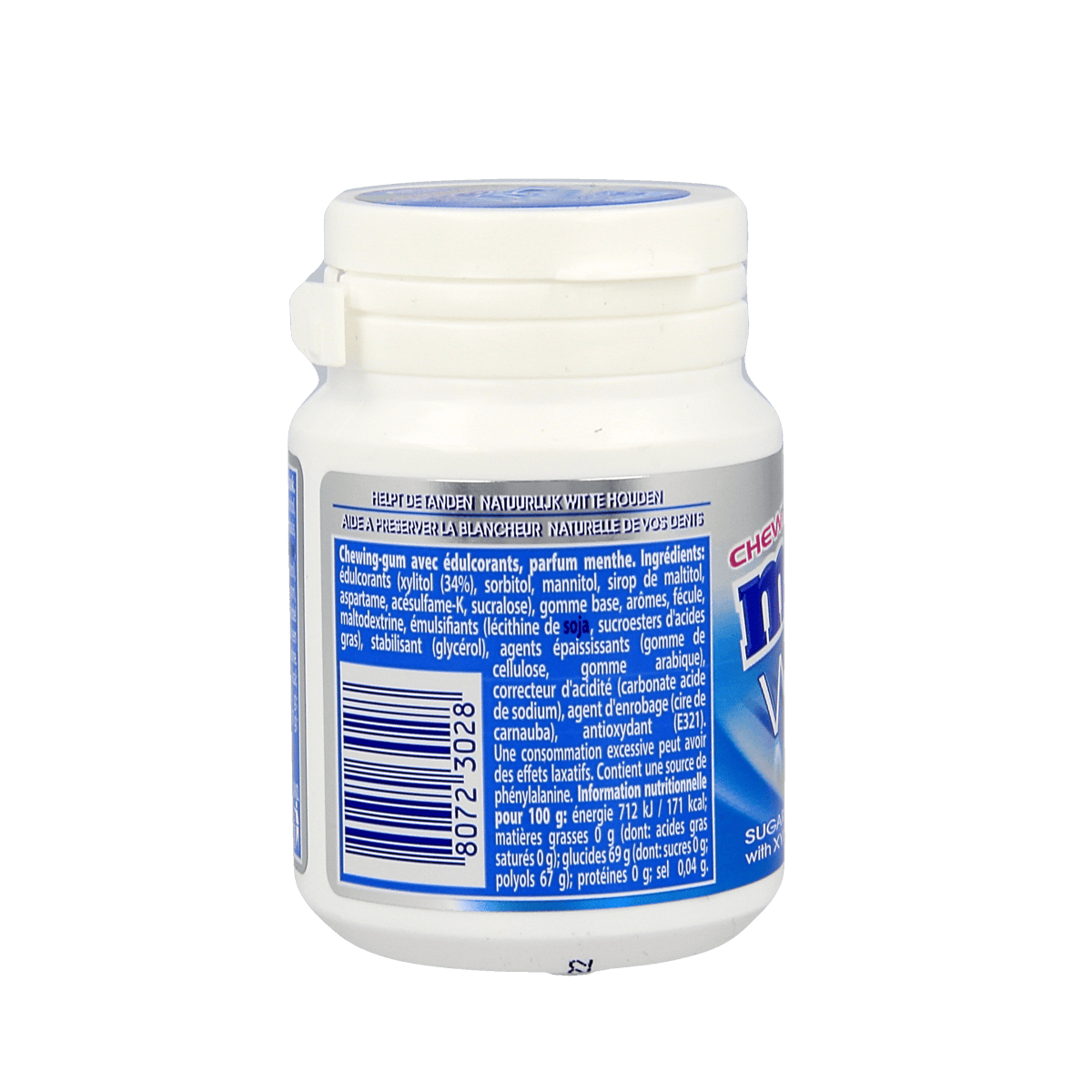 Mentos Snoepgoed 40.00 Stuks Mentos Gum sweetmint white pot 40.00 Stuks