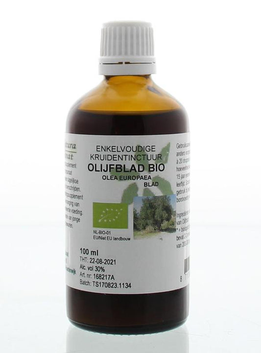 Cruydhof Olea europaea folia / olijfblad tinctuur bio 100.00 Milliliter