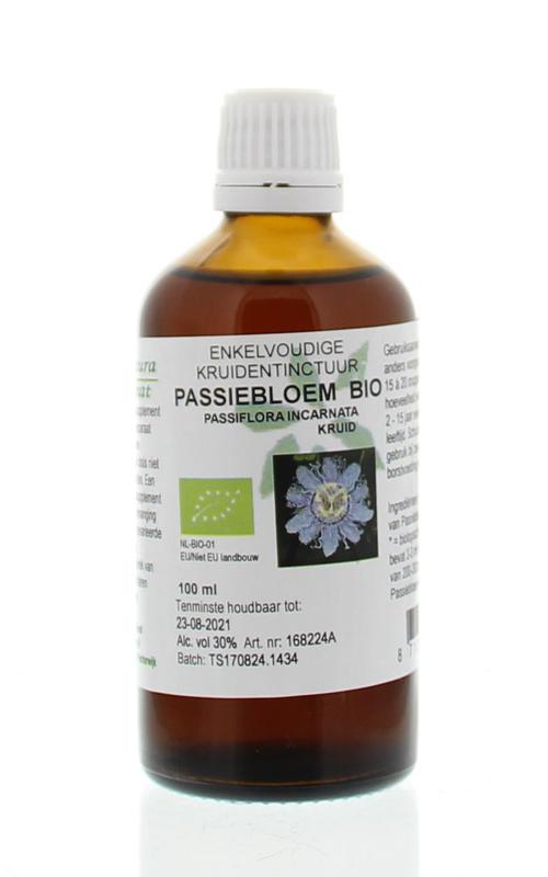 Cruydhof Passiflora incarnata herb/passiebloem tinctuur bio 100.00 Milliliter