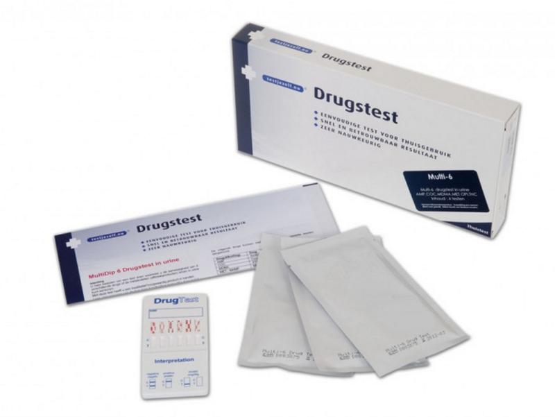 Testjezelf.nu Multidrugtest 6 urine 2 Stuks