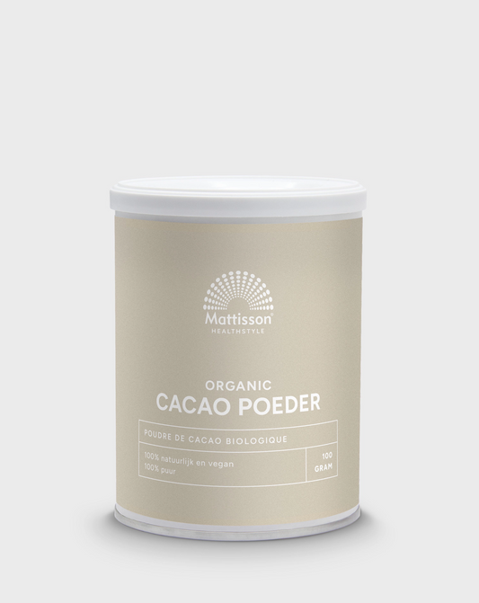 Mattisson Cacao poeder bio 100.00 Gram