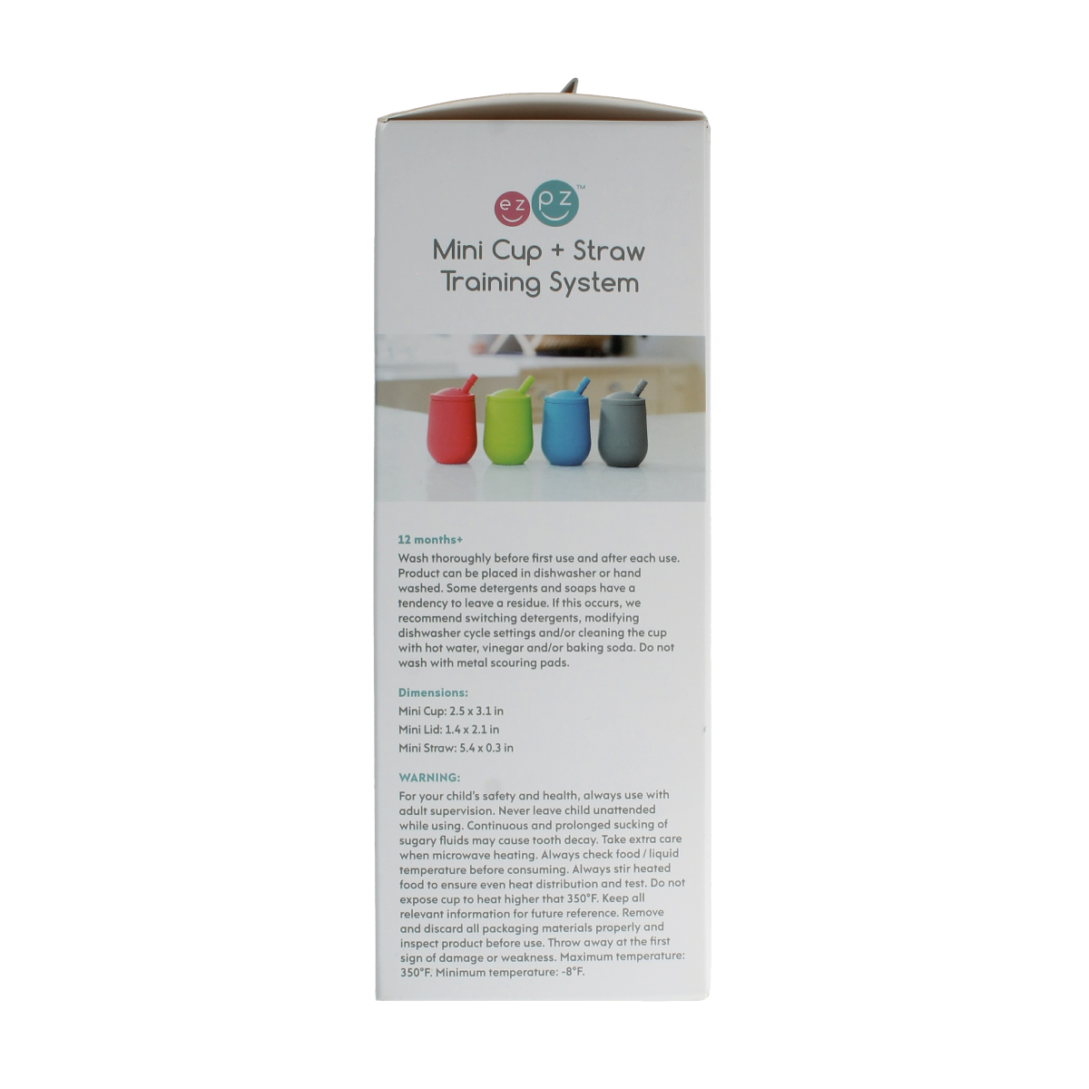 ezpz Mini cup met rietje training system sage 1.00 Stuks