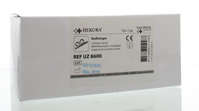 Hekura Bedhanger set of 10 for bedroom furniture, showing metal bed anchor brackets on a wooden bed frame.