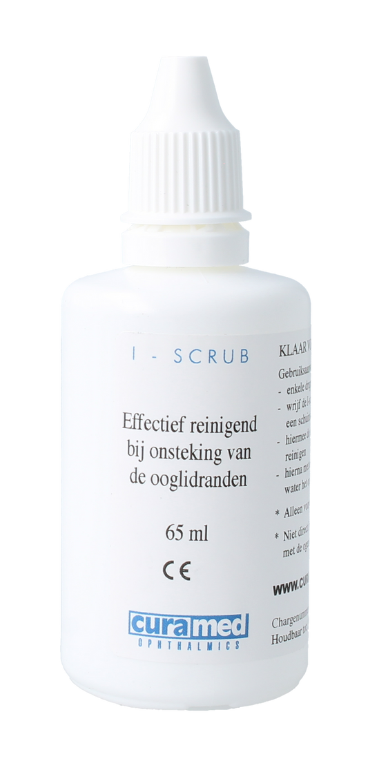 Curamed Scrub ooglidrand verzorging 65.00 Milliliter
