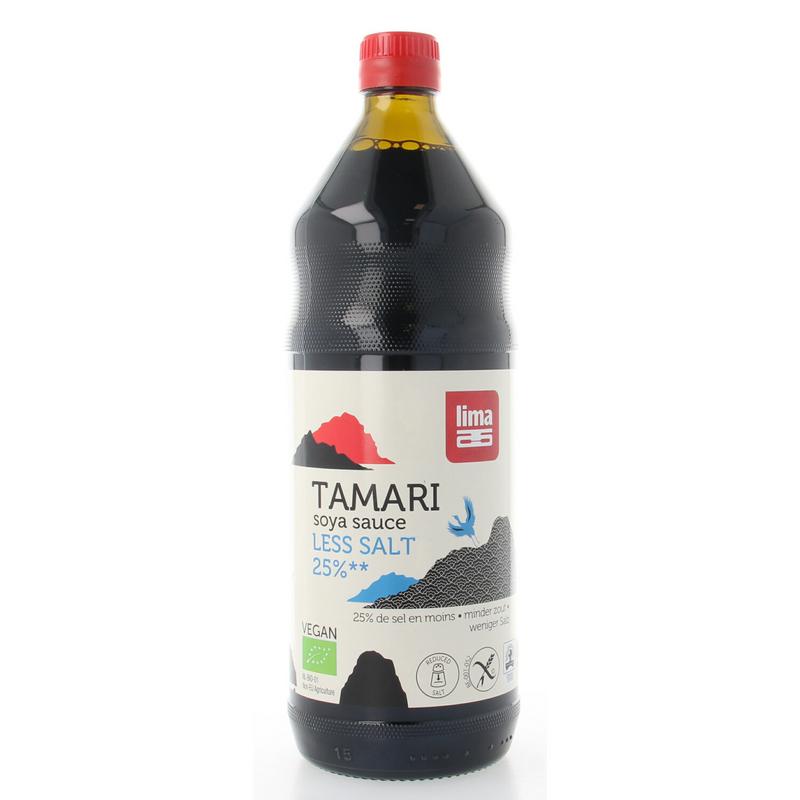 Lima Tamari 25% minder zout bio 1.00 Liter