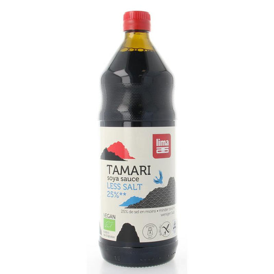 Lima Tamari 25% minder zout bio 1.00 Liter