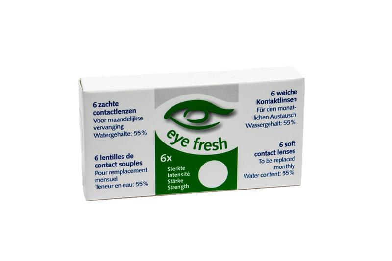 Eyefresh Maandlenzen -1.25  6 Stuks