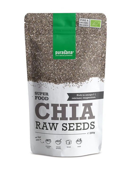 Purasana Chia zaden vegan bio 200.00 Gram