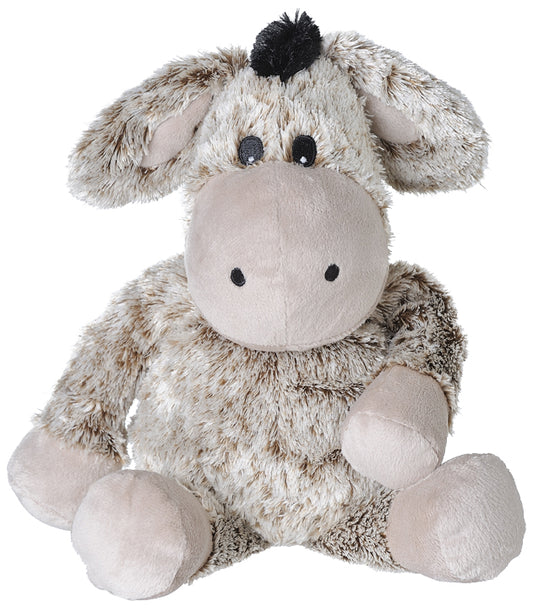 Warmies Ezel gemeleerd bruine kruik with textured fabric, soft and cozy, designed for warmth and comfort.
