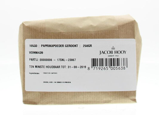 Jacob Hooy Paprika gerookt 250 Gram