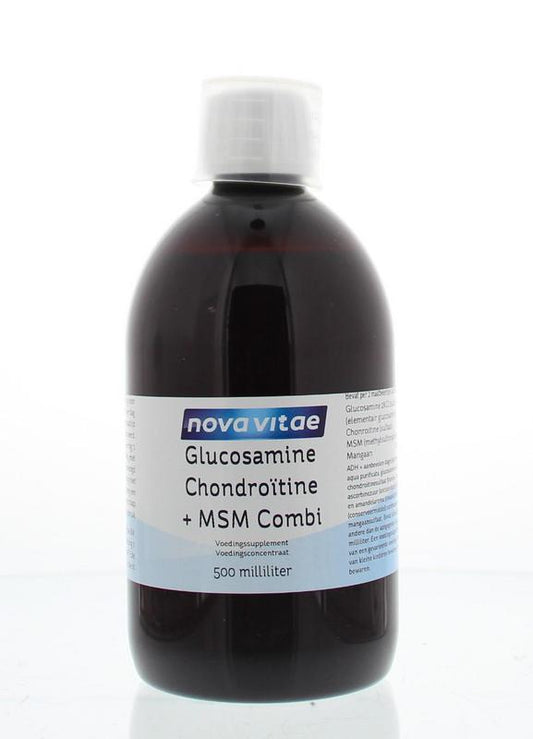Nova Vitae Glucosamine chondroitine MSM combi 500.00 Milliliter