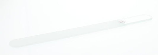 Malteser glass nail file, 20cm manicure and pedicure tool, with GF 60-20 label, shown on white background.